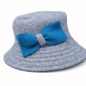 Chapeau cloche – Laine doublée polaire – Marone
