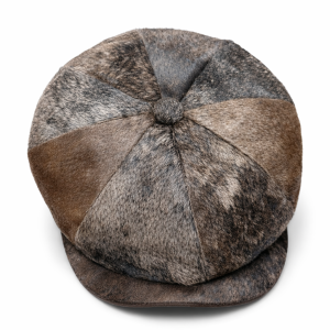 Casquette Alfonso Desté – Gatsby 6 pans – Pony Hair